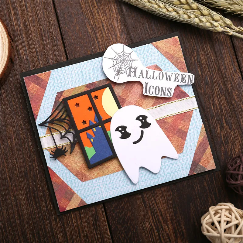 YaMinSanNiO Halloween Window Sprite Spider Metal Cutting Dies 2019 for Craft Dies Scrapbooking Embossing Stencil Die Cut Decor
YaMinSanNiO Halloween Window Sprite Spider Metal Cutting Dies 2019 for Craft Dies Scrapbooking Embossing Stencil Die Cut Decor