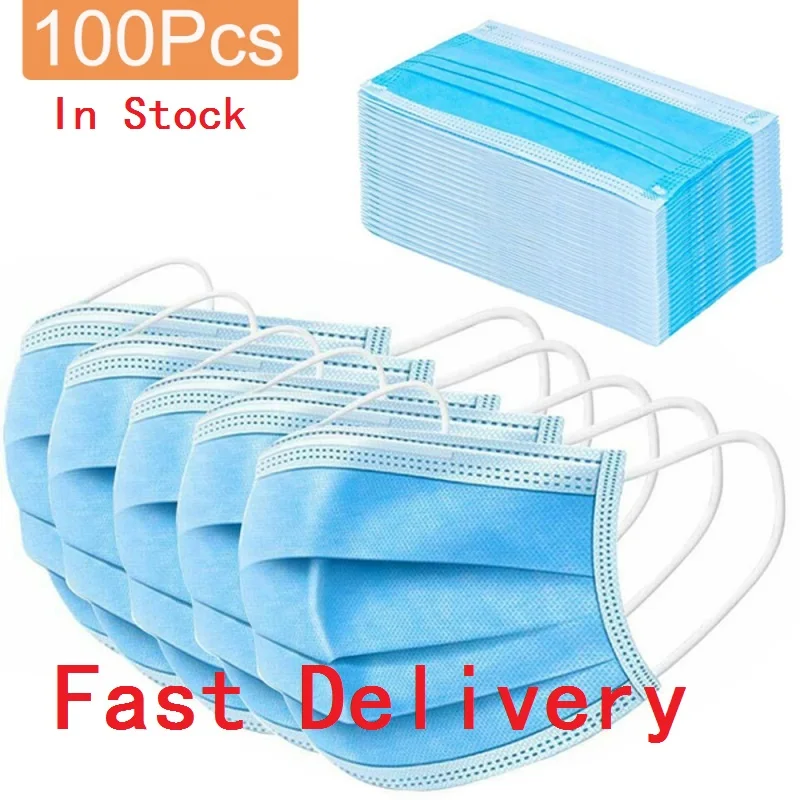 Fast Delivery 20/50/100pcs Disposable Mask, Three-layer Mask, Dust-proof And Breathable Masks Anti Coronavirus SARS Mask
Fast Delivery 20/50/100pcs Disposable Mask, Three-layer Mask, Dust-proof And Breathable Masks Anti Coronavirus SARS Mask