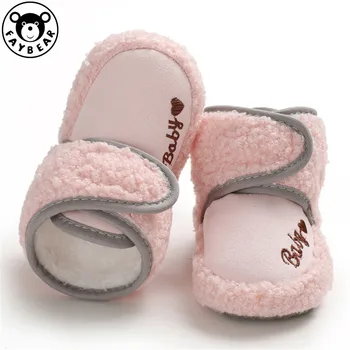 Winter New Baby Boys Girls Boots Cotton Comfortable High Quality Velvet Letter Pattern Solid Color Warm Snow Fabric Boots 
Winter New Baby Boys Girls Boots Cotton Comfortable High Quality Velvet Letter Pattern Solid Color Warm Snow Fabric Boots
