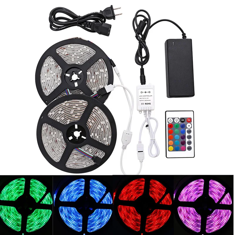 5050 RGB 33 Feet LED Strip Light Smart Home Lighting Phone Control Wireless WiFi Tape DC 12V Flexible Strip for Christmas
5050 RGB 33 Feet LED Strip Light Smart Home Lighting Phone Control Wireless WiFi Tape DC 12V Flexible Strip for Christmas