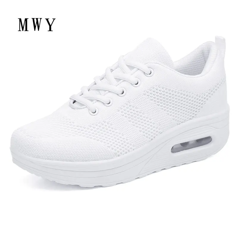 MWY Women Platform Shoes Fashion High Heel Sneakers Breathable Wedges Shoes For Women White Trainers Zapatillas Mujer Casual
MWY Women Platform Shoes Fashion High Heel Sneakers Breathable Wedges Shoes For Women White Trainers Zapatillas Mujer Casual
