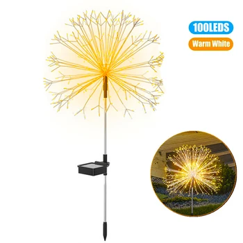 100LED Solar Firework Light, Bendable And Waterproof Firework Light With 8 Different Lighting Modes, Garden Lighting Lawn Light
100LED Solar Firework Light, Bendable And Waterproof Firework Light With 8 Different Lighting Modes, Garden Lighting Lawn Light