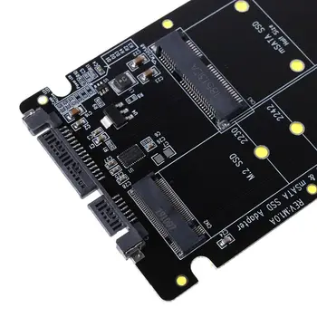 2 In 1 NGFF M.2 B+M Key Mini PCI-E or mSATA SSD to SATA III Adapter Card for Full Msata SSD/ 2230/2242/2260/22x80 M2 R9JB
2 In 1 NGFF M.2 B+M Key Mini PCI-E or mSATA SSD to SATA III Adapter Card for Full Msata SSD/ 2230/2242/2260/22x80 M2 R9JB