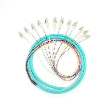 LC OM3 12core Fanout Fiber Optic Pigtail Multimode 12Colored 1.5M Optical Fiber Pigtail,12core LC/UPC Bunchy Pigtail
LC OM3 12core Fanout Fiber Optic Pigtail Multimode 12Colored 1.5M Optical Fiber Pigtail,12core LC/UPC Bunchy Pigtail