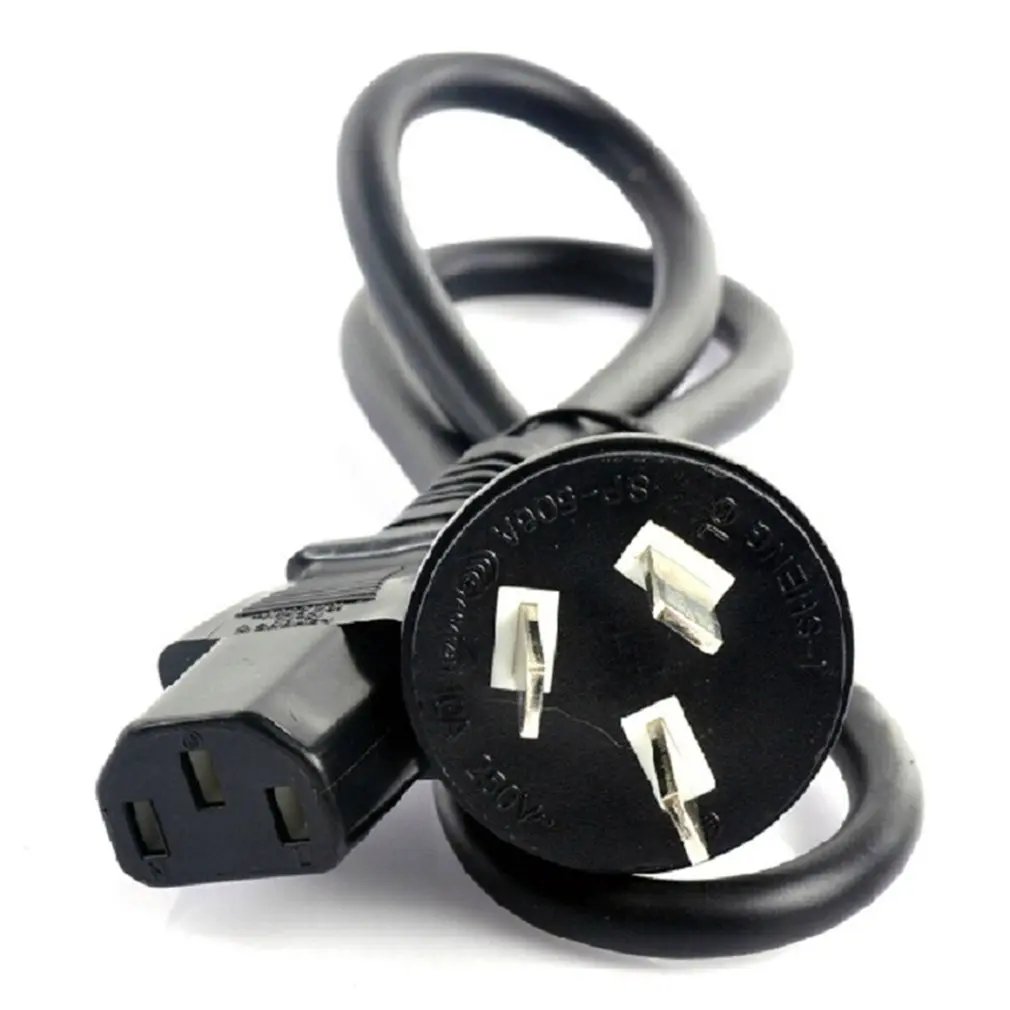 U Australia New Zealand plug 3pin extension Cord 1.8m IEC320 C19 to AU 3-Prong Plug AC Power Cable Lead Adapter Generic | Компьютеры и