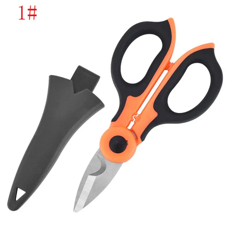2/1 High Carbon Steel Scissors Household Shears Tools Electrician Scissors Stripping Wire Cut Tools for Fabrics, Paper and Cable
2/1 High Carbon Steel Scissors Household Shears Tools Electrician Scissors Stripping Wire Cut Tools for Fabrics, Paper and Cable