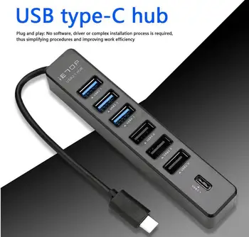 USB 3.1 HUB Multi USB Splitter Use Power Adapter Hub 4/7 Port Type-C Expander PC Computer Accessories
USB 3.1 HUB Multi USB Splitter Use Power Adapter Hub 4/7 Port Type-C Expander PC Computer Accessories