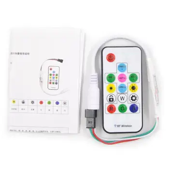 New Wireless RF SP103E 14 keys Digital for WS2811 WS2812 WS2812B SK6812RGBW LED Controller 5V 12V 2048Pixels LED Pixel Strip
New Wireless RF SP103E 14 keys Digital for WS2811 WS2812 WS2812B SK6812RGBW LED Controller 5V 12V 2048Pixels LED Pixel Strip