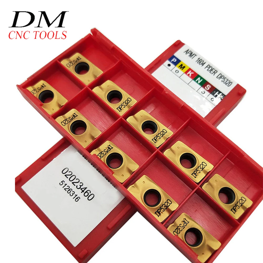 10pcs APMT1604 PDER DP5320 milling carbide insert turning tool Lathe Milling cnc tools High quality
10pcs APMT1604 PDER DP5320 milling carbide insert turning tool Lathe Milling cnc tools High quality
