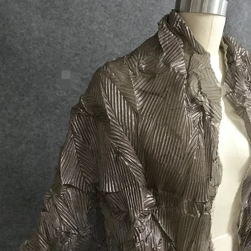 50cm*145cm/pieceOriginal irregular fabric pleating cloth louver pleating light coffee color special fabric designer fabric
50cm*145cm/pieceOriginal irregular fabric pleating cloth louver pleating light coffee color special fabric designer fabric