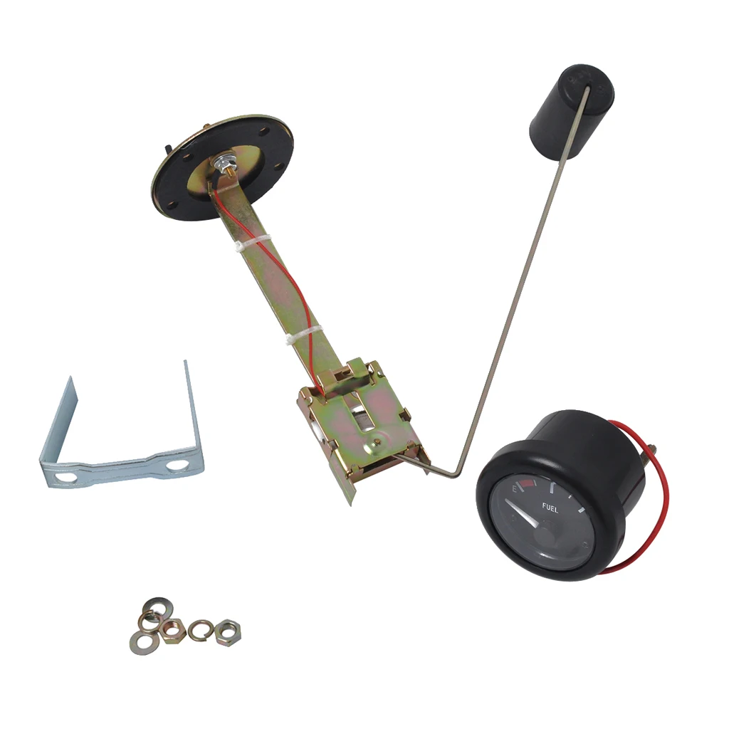 12V 52mm E-1/2-F Marine Boat Yacht Fuel Oil Tank Level Indicator Gauge Meter & 350mm Sensor 12V 52mm E-1/2-F Marine Boat Yacht Fuel Oil Tank Level Indicator Gauge Meter & 350mm Sensor