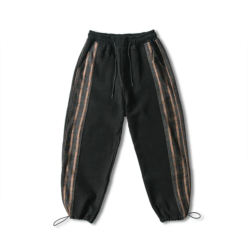 Yi dao Vintage Winter New Style Japanese-style Retro Contrast Color Thick Drawstring Straight-leg Pants Retro National Wind Casu
Yi dao Vintage Winter New Style Japanese-style Retro Contrast Color Thick Drawstring Straight-leg Pants Retro National Wind Casu