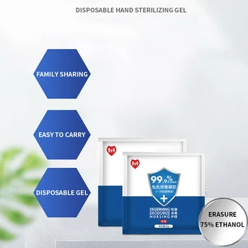 50PCS/Pack Disinfective Hand Sanitizer Sterilization 99.9% Degerming Deodorize Instant Antibacterial Hand Clean Sanitizer
50PCS/Pack Disinfective Hand Sanitizer Sterilization 99.9% Degerming Deodorize Instant Antibacterial Hand Clean Sanitizer
