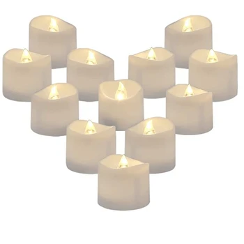 12 Pack 1.2 inch Flickering Flameless Tea Light Candles with Auto Timer, Battery Operated LED Tea light,Warm White
12 Pack 1.2 inch Flickering Flameless Tea Light Candles with Auto Timer, Battery Operated LED Tea light,Warm White