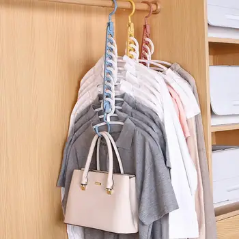 9-hole Clothes Hanger Organizer Space Saving Hanger Multi-function Folding Magic Hanger Drying Racks Scarf Clothes Storage 
9-hole Clothes Hanger Organizer Space Saving Hanger Multi-function Folding Magic Hanger Drying Racks Scarf Clothes Storage
