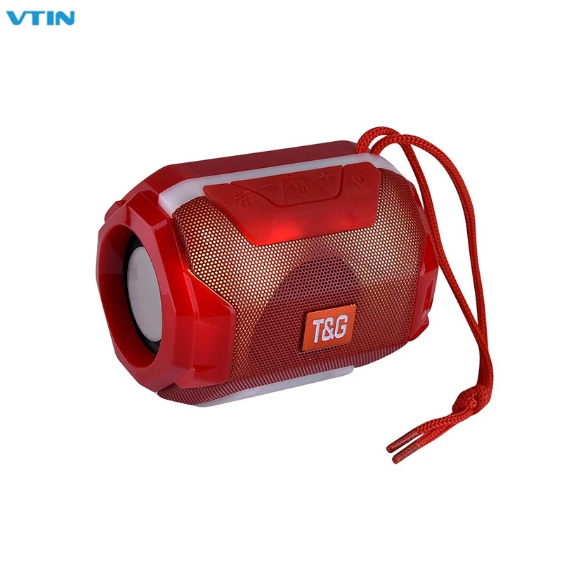 VTIN Wireless Bluetooth Speaker Small Sound Outdoor Subwoofer Double Diaphragm Card Speaker Support TF U Disk FM LED lights
VTIN Wireless Bluetooth Speaker Small Sound Outdoor Subwoofer Double Diaphragm Card Speaker Support TF U Disk FM LED lights