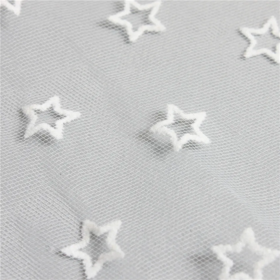 Star Embroidery Flocking Screen Gauze Fabric Hollow Pentagram Wedding Dress Mesh Fabric Tecidos 90x130cm
Star Embroidery Flocking Screen Gauze Fabric Hollow Pentagram Wedding Dress Mesh Fabric Tecidos 90x130cm