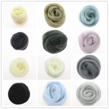 50/100g/ Basic Color Series Wool Fibre Flower Animal Wool Felting Handmade Spinning DIY Craft Materials Tool Felt Felt Fabric
50/100g/ Basic Color Series Wool Fibre Flower Animal Wool Felting Handmade Spinning DIY Craft Materials Tool Felt Felt Fabric