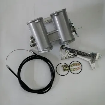 Throttle Bodies Body + Throttle linkage Top Mount + Throttle Cable for DCOE 42 Twin 42mm Carburetor dellorto Weber Solex EMPI 
Throttle Bodies Body + Throttle linkage Top Mount + Throttle Cable for DCOE 42 Twin 42mm Carburetor dellorto Weber Solex EMPI