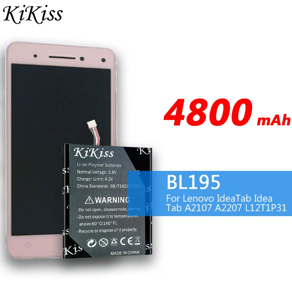 3 7v 4800mah L12t1p31 For Lenovo R6907 Bl195 107 107a 7 7a H Battery Mobile Phone Batteries Aliexpress
