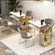 Salon manicure table net red manicure table double marble manicure shop manicure chair shelf set
Salon manicure table net red manicure table double marble manicure shop manicure chair shelf set