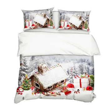 Christmas series Santa Claus Xmas printed Duvet / Quilt Cover set HD printed bed linens set queen twin bedding set 3pcs
Christmas series Santa Claus Xmas printed Duvet / Quilt Cover set HD printed bed linens set queen twin bedding set 3pcs