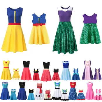 Mom Daughter Princess Dress Snow White Little Mermaid Ariel Cosplay Costume Halloween Party Fancy Clothes Holiday Family Outfits
Mom Daughter Princess Dress Snow White Little Mermaid Ariel Cosplay Costume Halloween Party Fancy Clothes Holiday Family Outfits