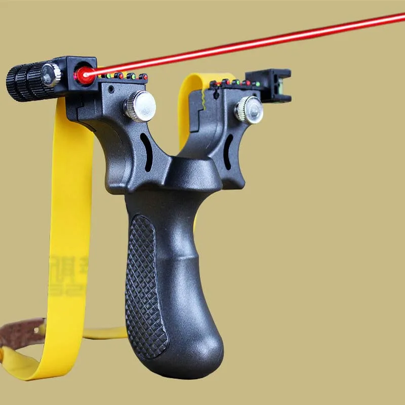 Laser Aiming Slingshot Equipped With Level Instrument For Outdoor Sports Hunting Using High Power Slingshot Catapult
Laser Aiming Slingshot Equipped With Level Instrument For Outdoor Sports Hunting Using High Power Slingshot Catapult