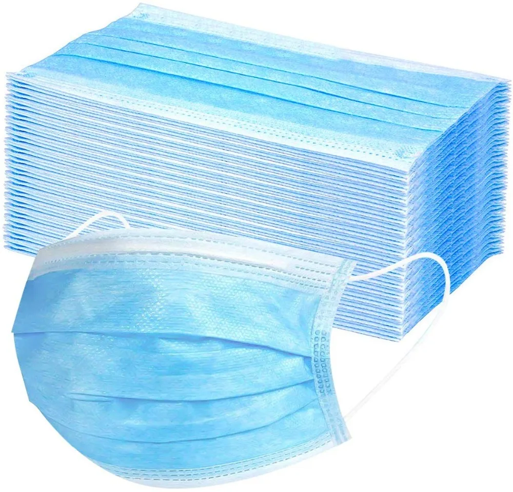 50Pc Three-layer Disposable Masks DHL Delivery Dust Mist Spray Pollen Ventilation Mask
50Pc Three-layer Disposable Masks DHL Delivery Dust Mist Spray Pollen Ventilation Mask