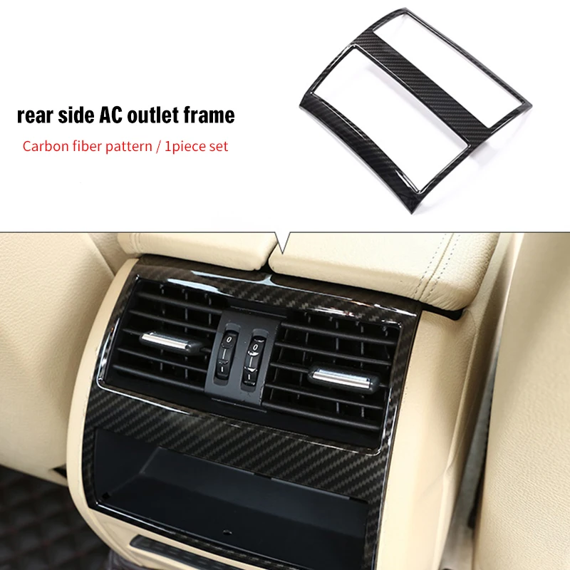 

Rear Ac Outlet Frame For Bmw Carbon Fiber 1pc 5 Series F10 F11 F18 520i 528i 535i 550i Drive