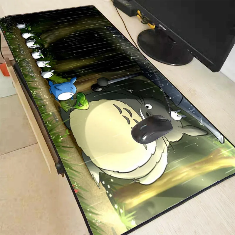 XGZ Totoro аниме Блокировка края коврик для мыши ноутбука компьютера большой лучший