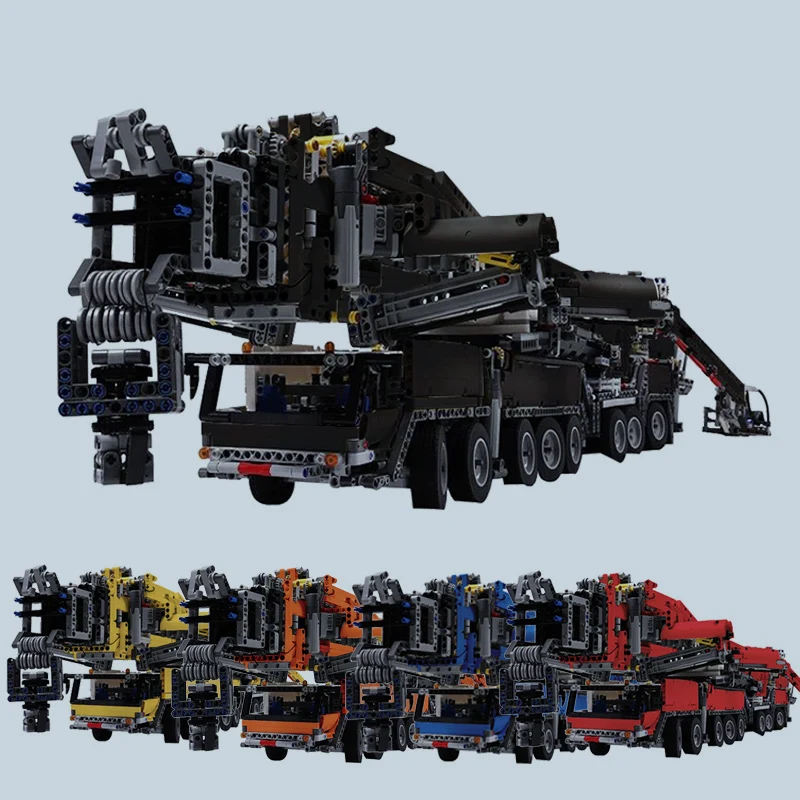 NEW MOC RC Motor Power Function Mobile Crane LTM11200 fit for legolying Technic MOC-20920 kits Building Blocks Bricks DIY Toys
NEW MOC RC Motor Power Function Mobile Crane LTM11200 fit for legolying Technic MOC-20920 kits Building Blocks Bricks DIY Toys