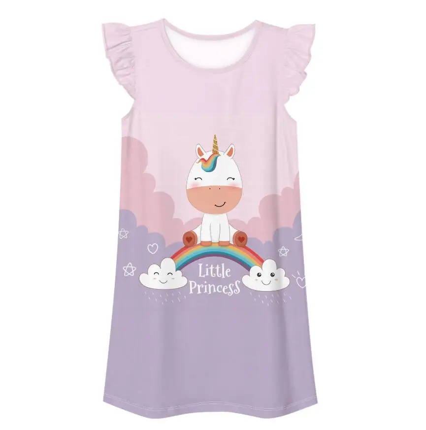 Princess Rainbow Unicorn Summer Dress Princess Rainbow Unicorn Summer Dress