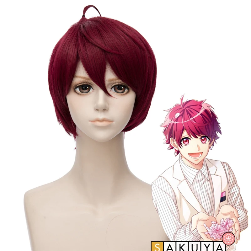 New Hand Tour A3! Sakuma Sakuya Cosplay Wig Short Red wine Heat Resistant Synthetic Hair Pelucas Party Unisex Anime Costume Wigs
New Hand Tour A3! Sakuma Sakuya Cosplay Wig Short Red wine Heat Resistant Synthetic Hair Pelucas Party Unisex Anime Costume Wigs