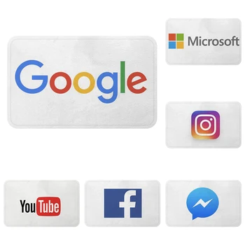 Google Microsoft Facebook Youtube Instagram Mat Bath Carpet Decorative Anti-Slip Mats Room Car Floor Rugs Door Home Decor Gift
Google Microsoft Facebook Youtube Instagram Mat Bath Carpet Decorative Anti-Slip Mats Room Car Floor Rugs Door Home Decor Gift