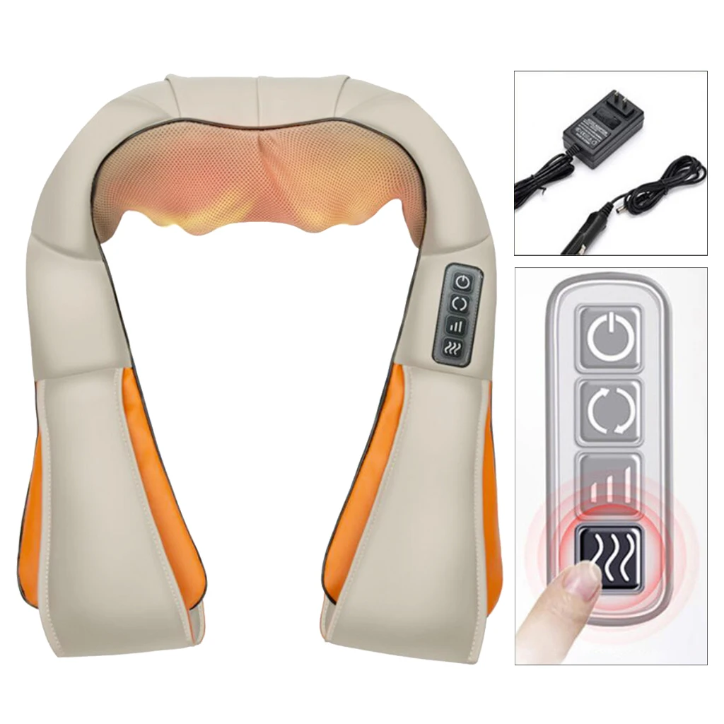Shiatsu Massagers for Neck Back and with Heat Deep Portable Deep Tissue US Shoulder Massagers massagers Handheld W/ Heat Corded