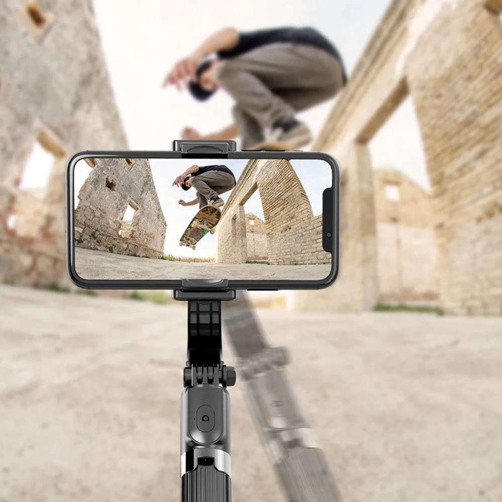 Anti-shake mobile phone stabilizer single-axis gimbal L08 Bluetooth selfie stick small video shooting artifact comes with tripod
Anti-shake mobile phone stabilizer single-axis gimbal L08 Bluetooth selfie stick small video shooting artifact comes with tripod