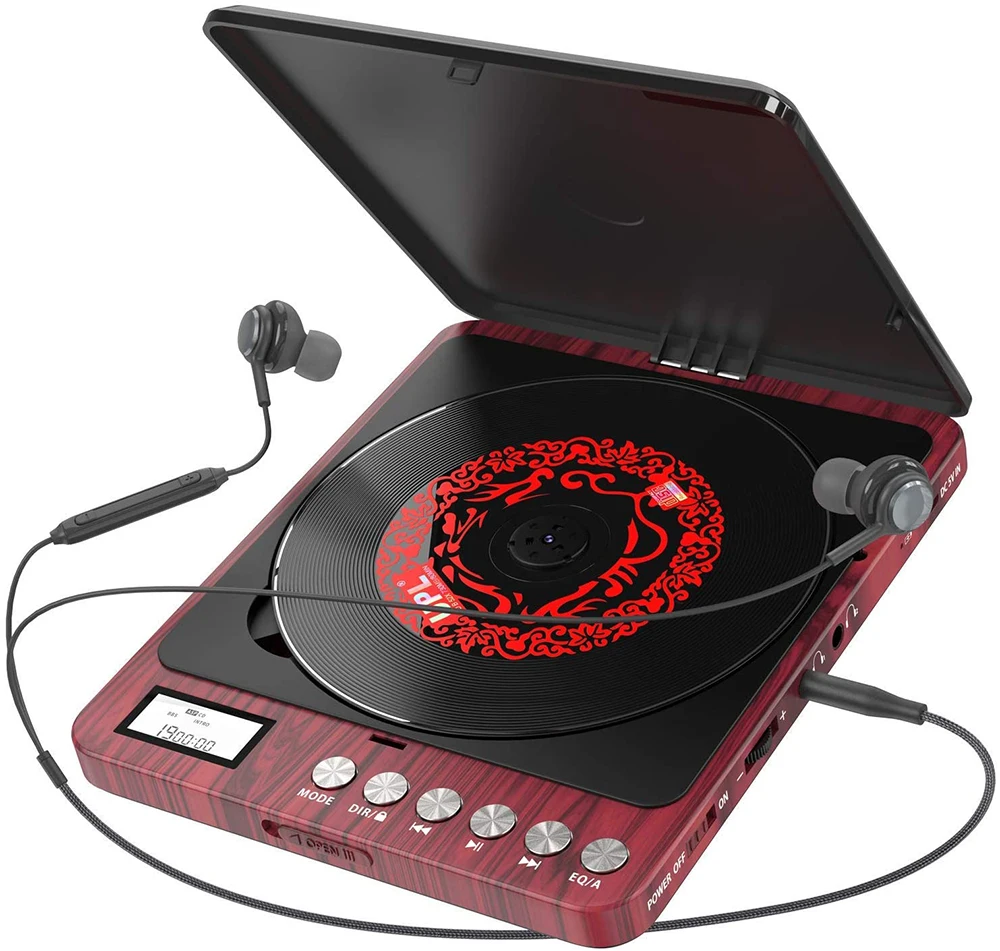 Portable CD Player, 1000mAh Rechargeable CD Player, Support For Vibration Reduction, Walkman Music CD Player With Audio Cable
Portable CD Player, 1000mAh Rechargeable CD Player, Support For Vibration Reduction, Walkman Music CD Player With Audio Cable