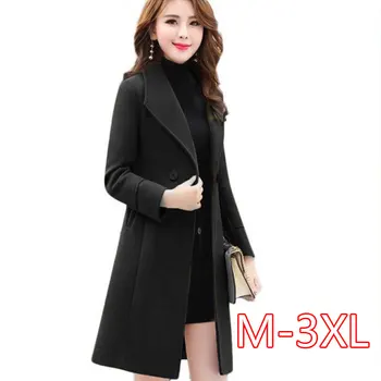 2020 New Women Outerwear Autumn Winter Clothing Fashion Warm Woolen blends Slim Female Elegant Double Breasted Woolen Coat
2020 New Women Outerwear Autumn Winter Clothing Fashion Warm Woolen blends Slim Female Elegant Double Breasted Woolen Coat