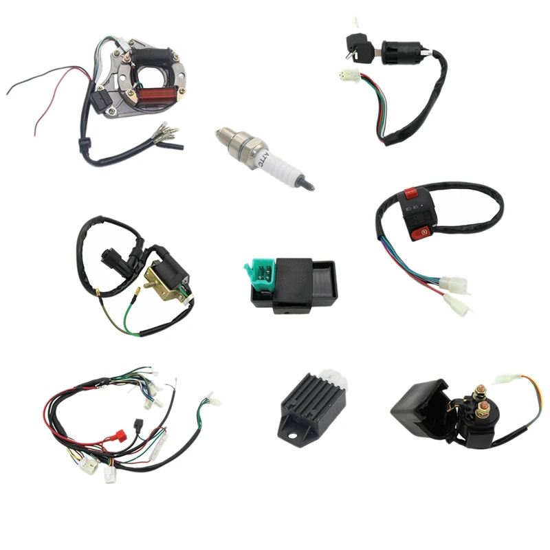 Complete Electronic Stator Coil Cdi Harness 4-Stroke Atv Klx 50Cc 70Cc 110Cc 125Cc Four-Wheeled Motorcycle Off-Roader Karting
Complete Electronic Stator Coil Cdi Harness 4-Stroke Atv Klx 50Cc 70Cc 110Cc 125Cc Four-Wheeled Motorcycle Off-Roader Karting