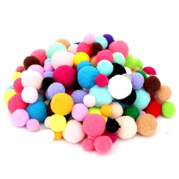 100Pcs Multi Size 8-30mm Pompoms DIY Dolls Garment Handmade Soft Pompones Fluffy Plush Crafts DIY Pom Home Decor Sewing Supplies
100Pcs Multi Size 8-30mm Pompoms DIY Dolls Garment Handmade Soft Pompones Fluffy Plush Crafts DIY Pom Home Decor Sewing Supplies