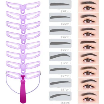 1 Set Useful Reusable 8 In1 Eyebrow Shaping Template Helper Eyebrow Stencils Kit Grooming Card Eyebrow Defining Makeup Tools
1 Set Useful Reusable 8 In1 Eyebrow Shaping Template Helper Eyebrow Stencils Kit Grooming Card Eyebrow Defining Makeup Tools