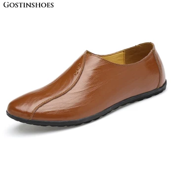 KPOCCOBKN Men Leather Shoes Slip-on Zapatos De Hombre Moccasins Men Casual Shoes Genuine Leather Loafers Cow Leather Summer
KPOCCOBKN Men Leather Shoes Slip-on Zapatos De Hombre Moccasins Men Casual Shoes Genuine Leather Loafers Cow Leather Summer