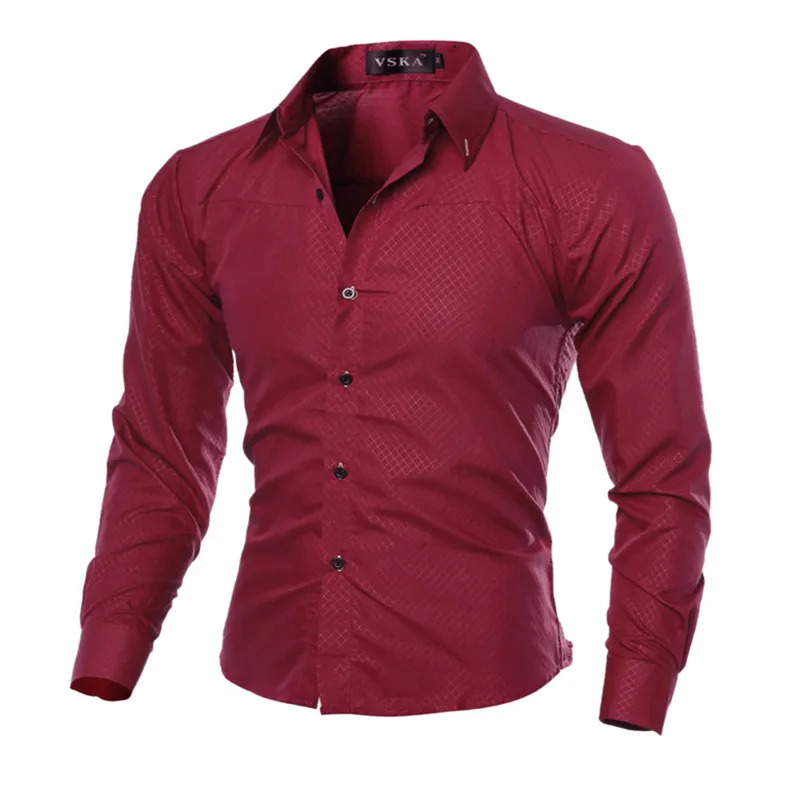 Мужская рубашка в клетку VISADA JAUNA темно зернистая деловая из импортной ткани