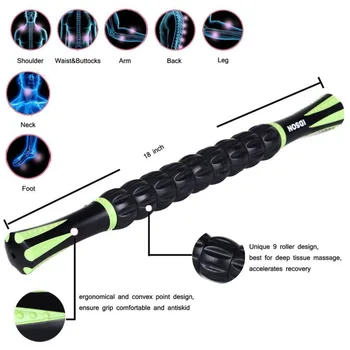 2019 9 Teeth Muscle Massage Roller Universal Massage Stick Physical Therapy Recovery Tool Leg Back Relax Roller Body Building
2019 9 Teeth Muscle Massage Roller Universal Massage Stick Physical Therapy Recovery Tool Leg Back Relax Roller Body Building