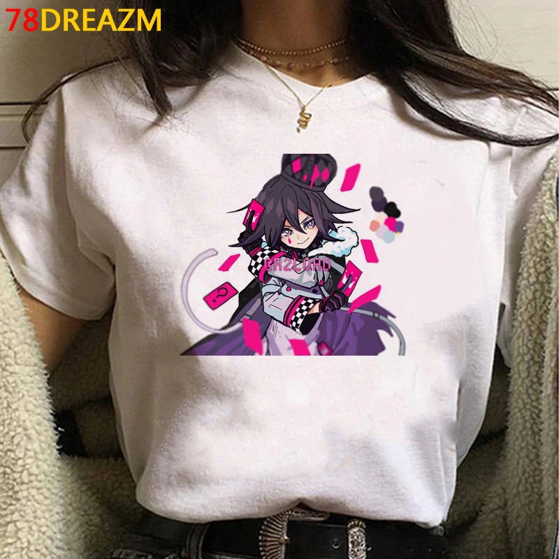 Danganronpa V3 ума Kokichi Футболка мужская эстетическая Повседневная Уличная гранж
