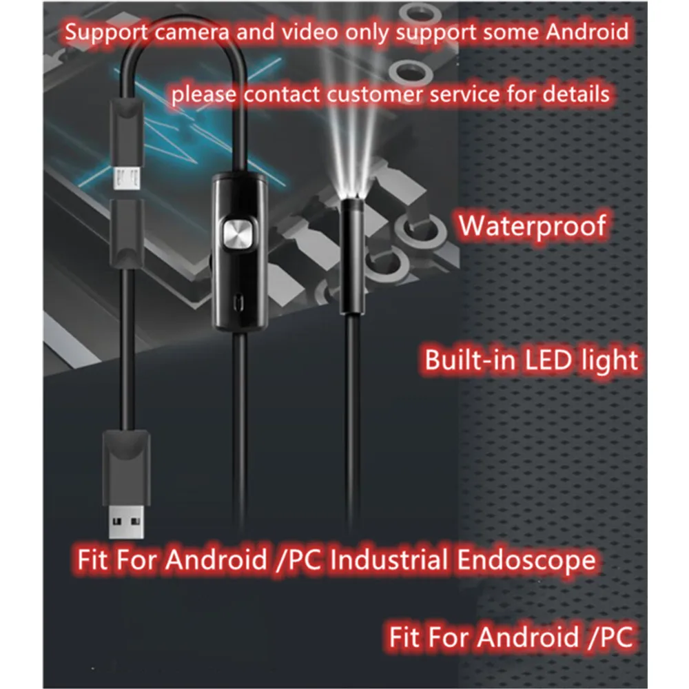 5,5 мм HD IP67 водопроницаемые Android телефон компьютер usb эндоскоп видео промышленный конвейер автомобильный эндоскоп 1 метр Длина в рабочем состоянии
5,5 мм HD IP67 водопроницаемые Android телефон компьютер usb эндоскоп видео промышленный конвейер автомобильный эндоскоп 1 метр Длина в рабочем состоянии