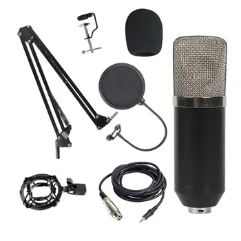 Bm800 Condenser Microphone Host Computer Recording Stand Large Diaphragm Microphone Live Broadcast Equipment Set
Bm800 Condenser Microphone Host Computer Recording Stand Large Diaphragm Microphone Live Broadcast Equipment Set