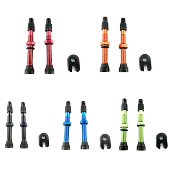 VODOOL 2 Pcs Bicycle Valve for Compatible Road MTB Bicycle Tubeless Valve Brass Core Alloy Stem Bicycle Accessories 60mm
VODOOL 2 Pcs Bicycle Valve for Compatible Road MTB Bicycle Tubeless Valve Brass Core Alloy Stem Bicycle Accessories 60mm