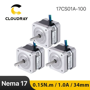 3pcs Nema17 Stepper Motor 42mm 15Ncm 1A 2 Phase(17CS01A-100)4-lead Cable for 3D Printer CNC XYZ Motor
3pcs Nema17 Stepper Motor 42mm 15Ncm 1A 2 Phase(17CS01A-100)4-lead Cable for 3D Printer CNC XYZ Motor